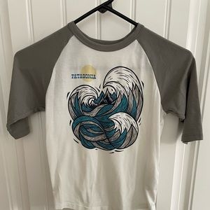 Patagonia boys 3/4 length sleeve shirt